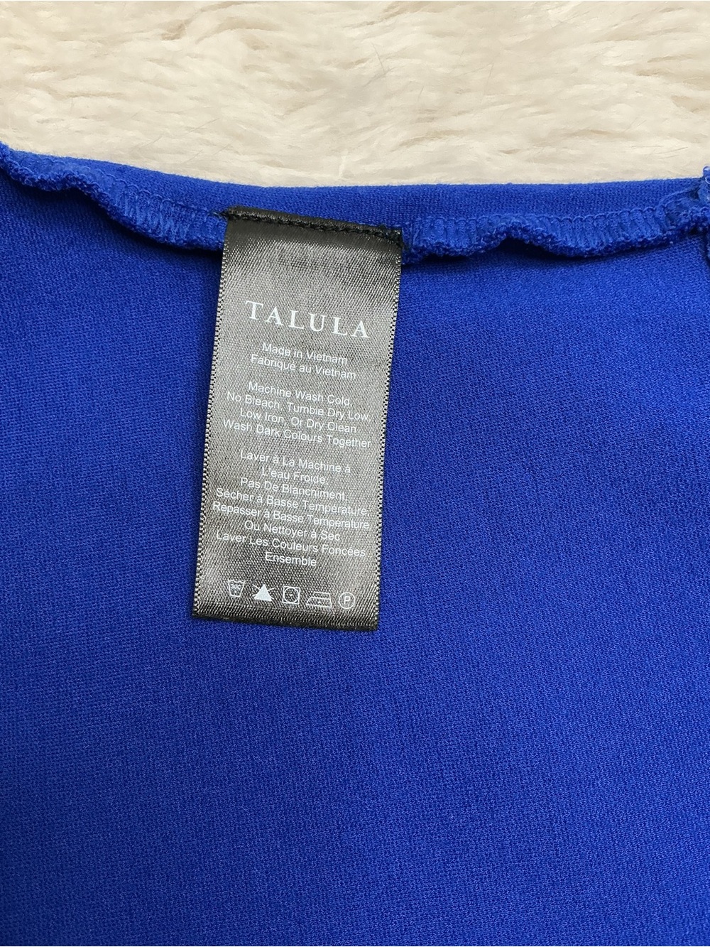 Talula - Royal Blue Crop Tank Top - Sz M - Picture 5 of 8
